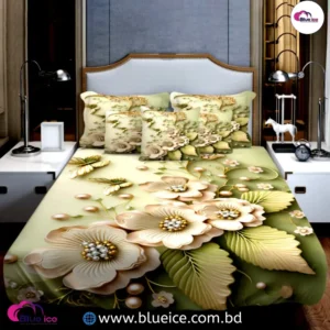 China Premium 3D Design Velvet Bed Sheet Set – Luxury Soft Bedding