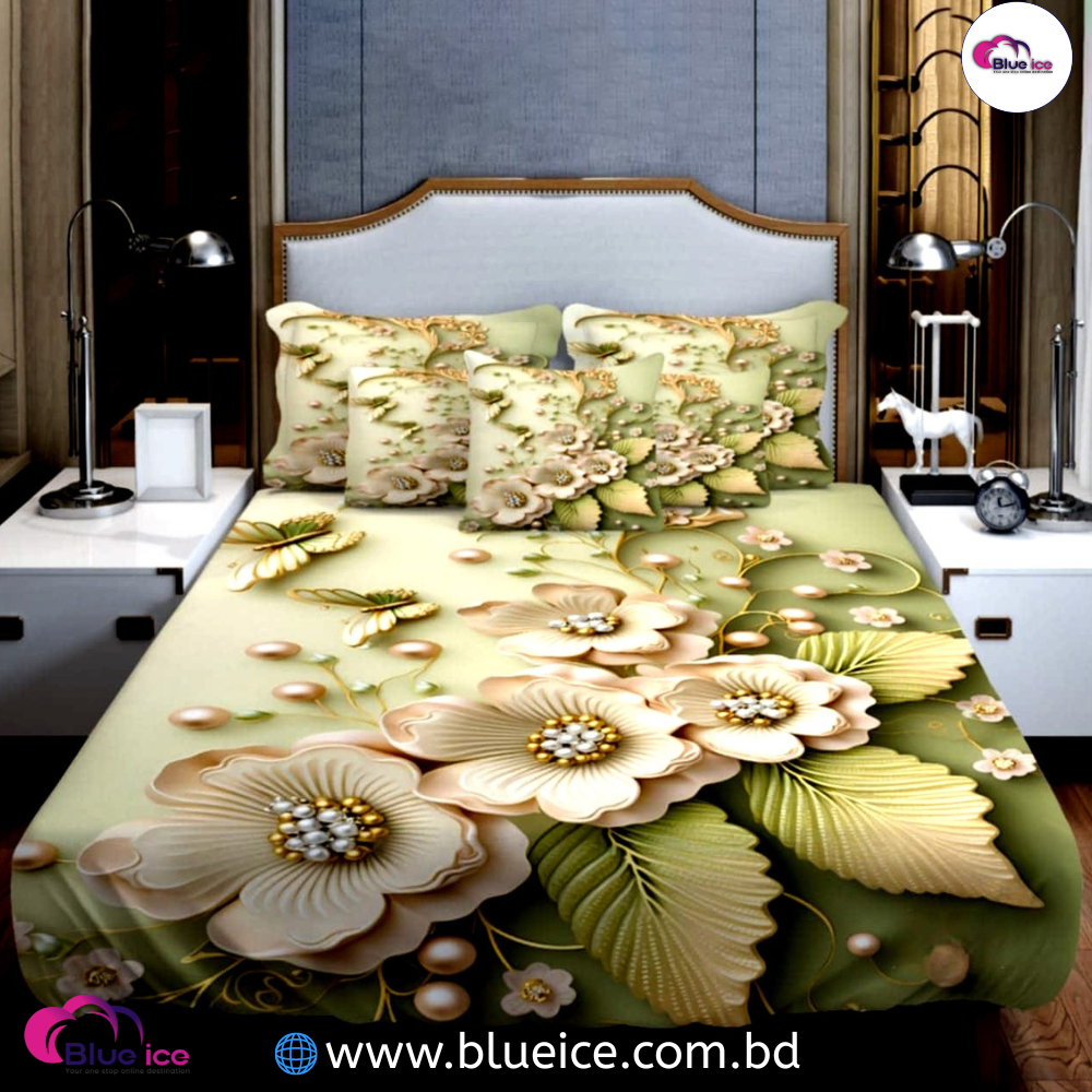 China Premium 3D Design Velvet Bed Sheet Set – Luxury Soft Bedding