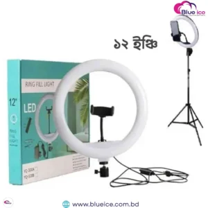 12″ Ring Light with Tripod Stand & Phone Holder – Professional LED Fill Light