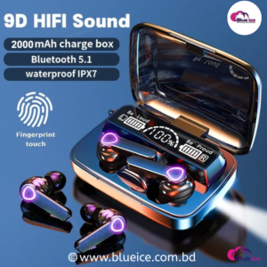 M19 Earbuds TWS Earphone – Wireless Bluetooth Deep Bass Earbud