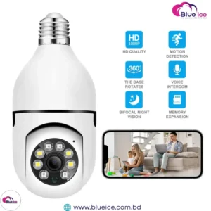 PTZ Bulb WiFi Camera 1MP